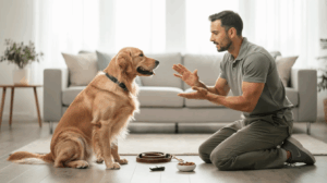 Cost of dog training discussed with a local dog trainer