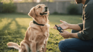 E-collar training for beginners learning basic dog commands